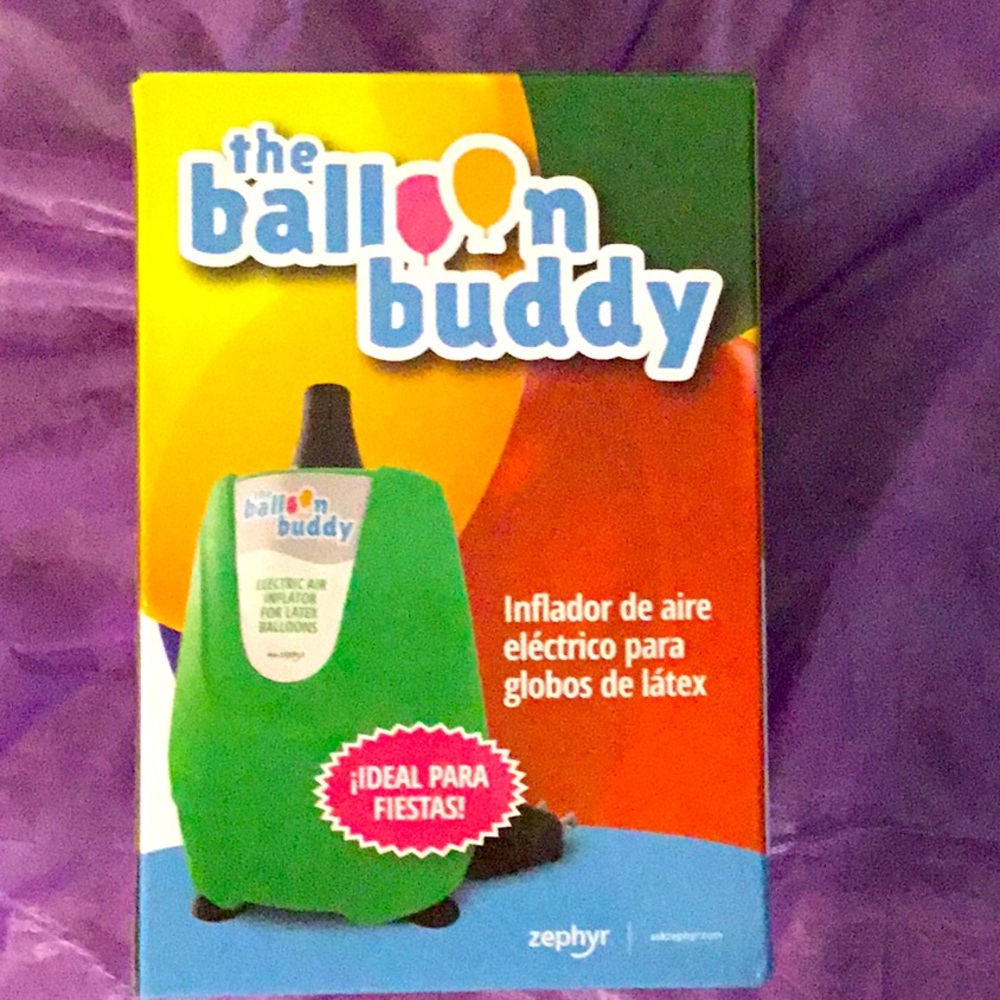 Electric air inflator for balloons